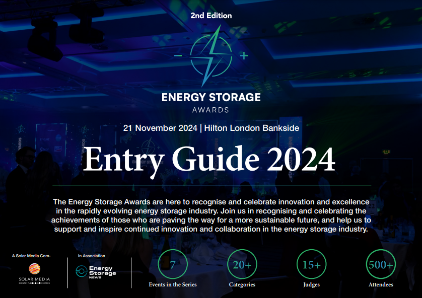 Energy Storage Awards 2024 Entry Guide Thumbnail 