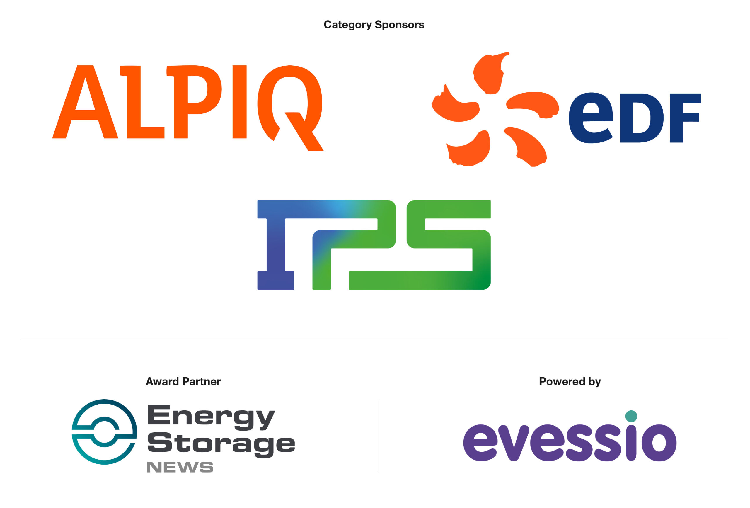 Energy Storage Awards Sponsors and Partners