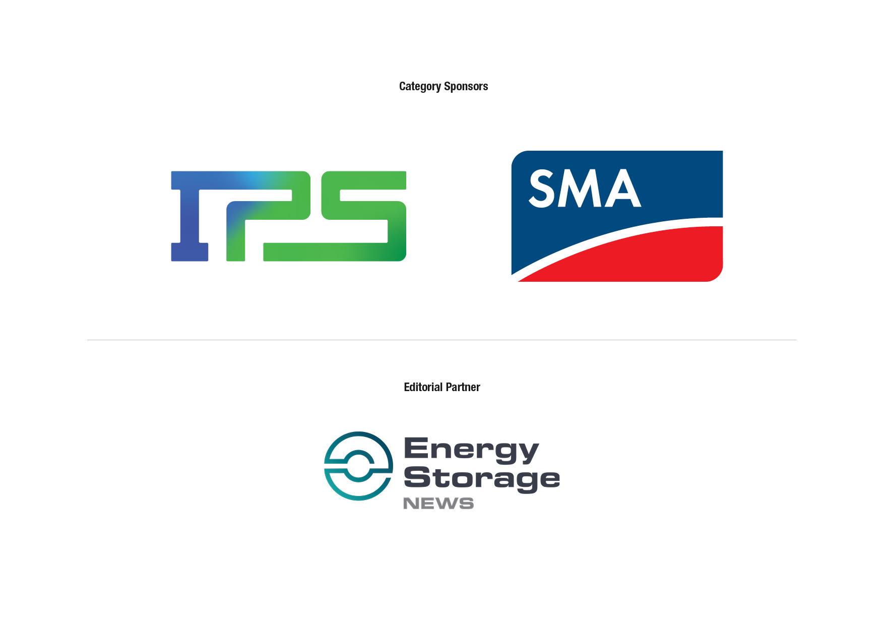 ESSAwards26 Sponsor Tier Energy Storage Awards Sponsor Tier